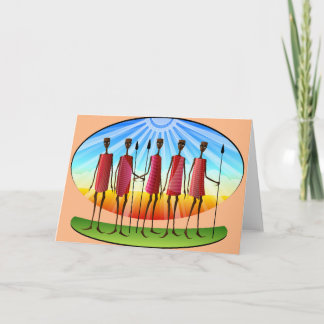 African American All Occasion Greeting Card