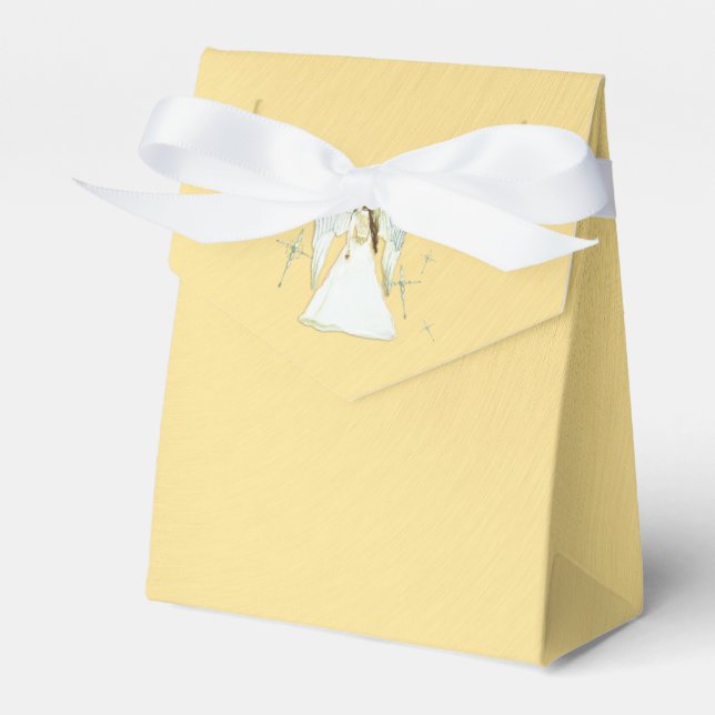 African American Angel Favour Box (Front Side)