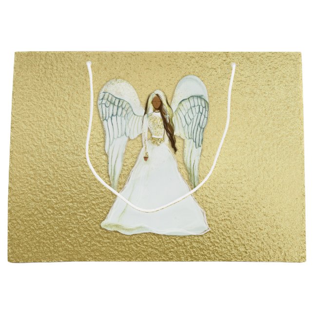 African American Angel Gift Bag (Front)