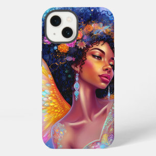 African American Angel Lady Fantasy Art iPhone 13 Case
