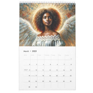 African American Angels Calendar