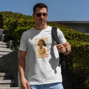 African American Anime Girl  T-Shirt