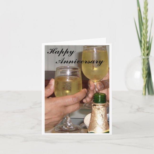 African American Anniversary Card (Front)