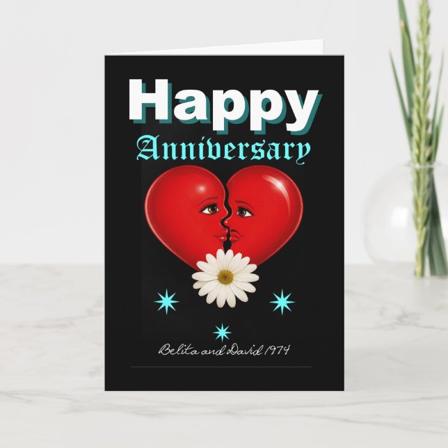 African American anniversary Card (Front)
