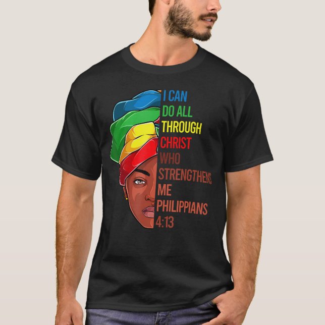 African American Apparel Jesus Christian Black Wom T-Shirt (Front)