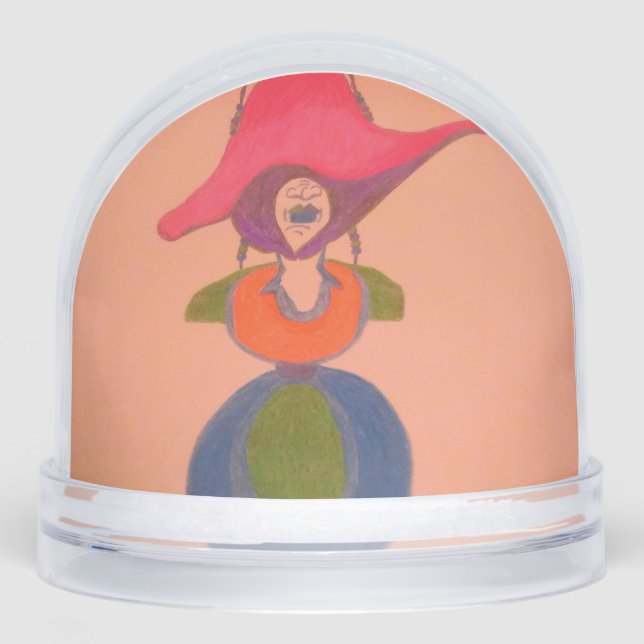 African American Art Snow Globe  (Front)