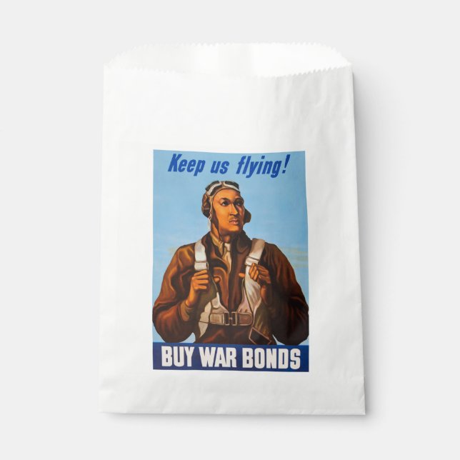 African American Aviators Fighter Pilots of WW2  Favour Bag (Front)