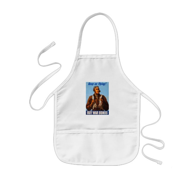 African American Aviators Fighter Pilots of WW2  Kids Apron (Front)