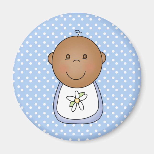 African American Baby Boy   Magnet (Front)