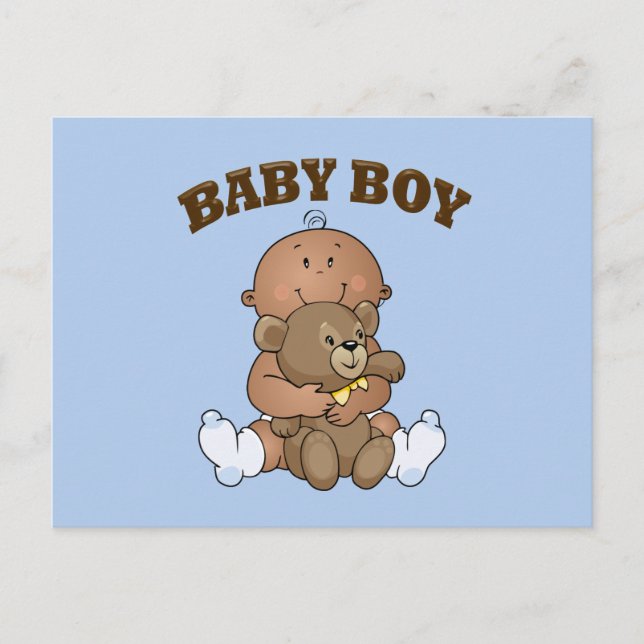 African American Baby Boy Postcard (Front)