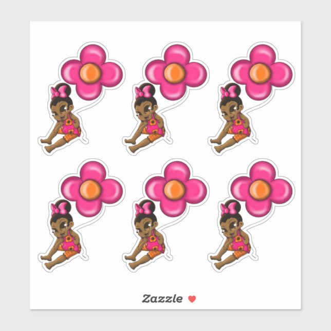 African American Baby Girls (Sheet)