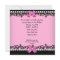 African American Baby Shower Girl Pink Zebra