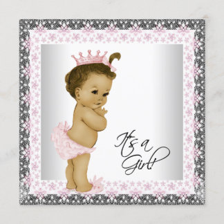 African American Baby Shower Invitation