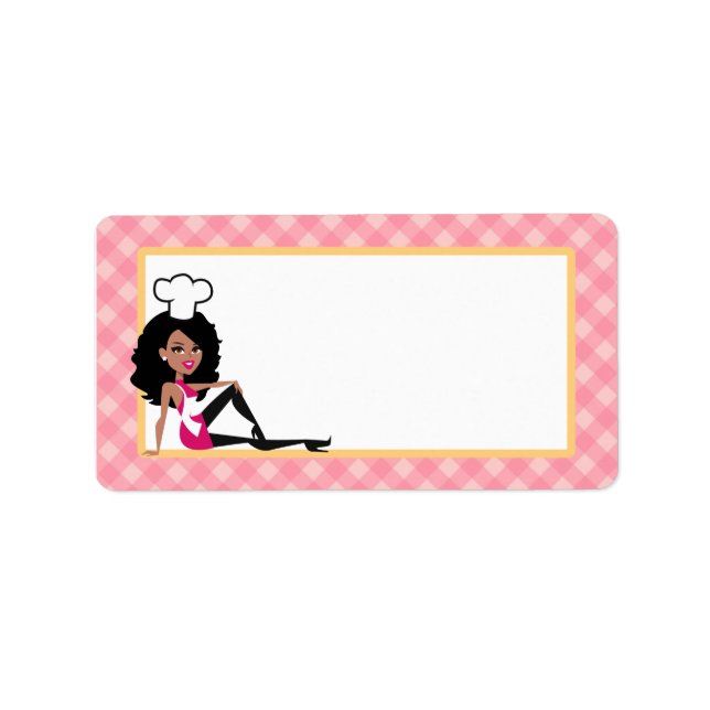 African American Baker Lady Label (Front)