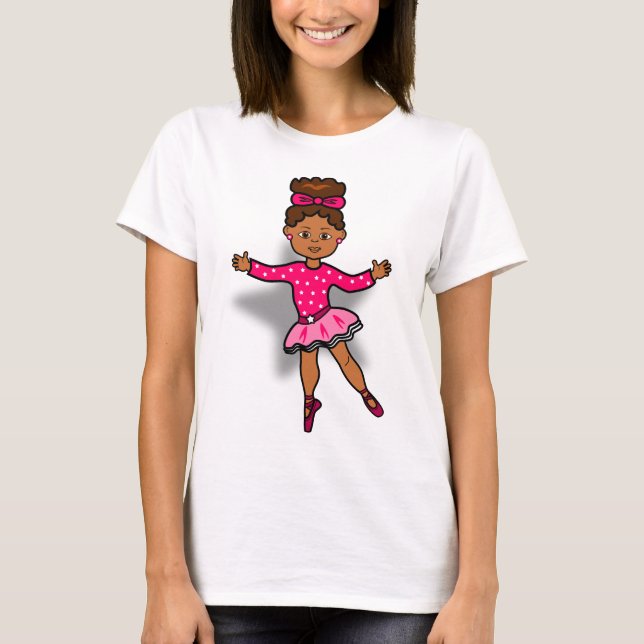 African American Ballerina T-shirt (Front)