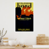 African American Band 1936 WPA Poster (Kitchen)