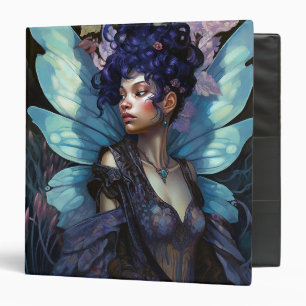 African American Black Fairy Fantasy Art Binder