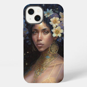 African American Black Goddess Queen Fantasy Art iPhone 13 Case
