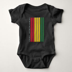African American Black History Juneteenth 1865 Baby Bodysuit