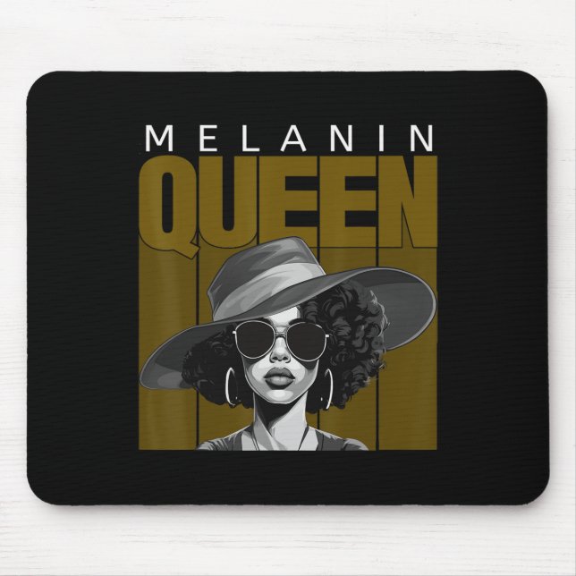 African American Black History - Juneteenth Melani Mouse Pad (Front)