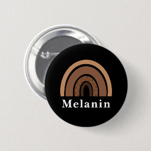 African American Black History Month Melanin 2 Inch Round Button