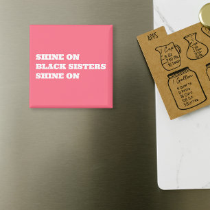 African American (Black) Motivational  Magnet