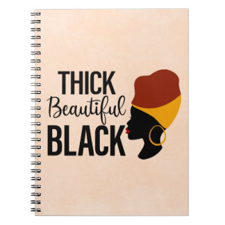 African American Black Pride BLM  Melanin Queen Notebook