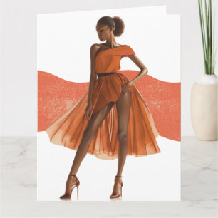 African American Black Queen Melanin Sista Shopp Card
