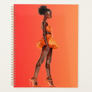 African American Black Queen Melanin Sista Shopp Planner