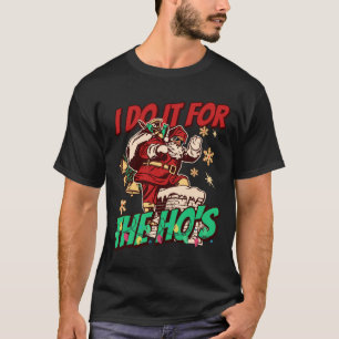 African American Black Santa Claus Funny Christmas T-Shirt