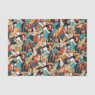 African American Black Urban Men Tissue Paper