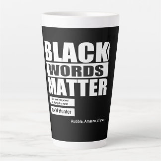 African American Black words matter Latte Mug