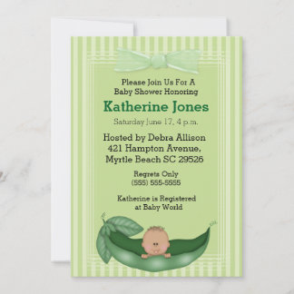 African American  Boy Baby Shower Invites