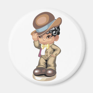 African American Boy Magnet