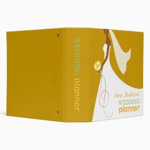 African American Bride - Wedding Planner Binder