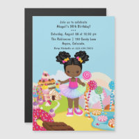 African American Candy Land Girl Birthday Party