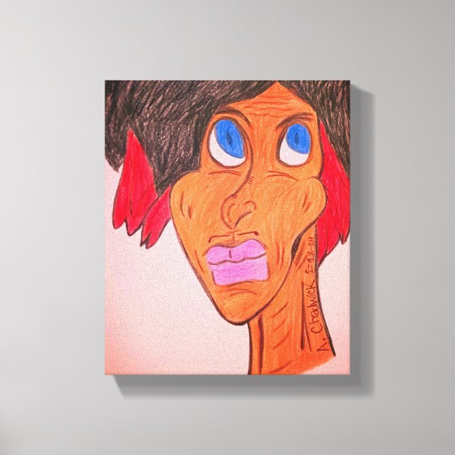 African-American Canvas Print (Front)