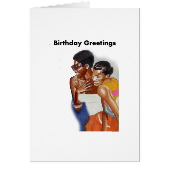 African American card
