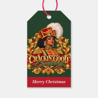 African American Christmas Black Woman Nutcracker Gift Tags
