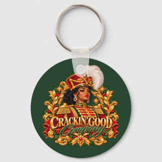 African American Christmas Black Woman Nutcracker Keychain