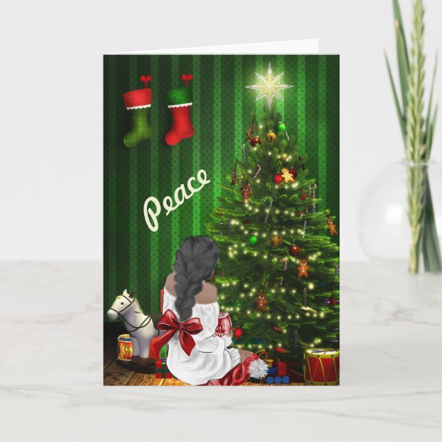 African American Christmas Card (Front)