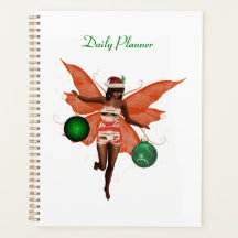 African American Christmas Fairy Daily Plannière