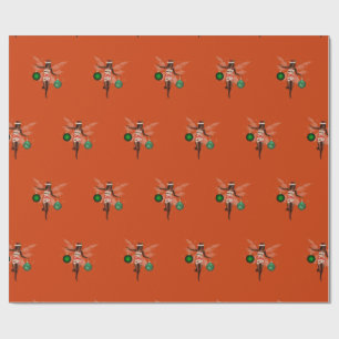 African American Christmas Fairy Wrapping Paper