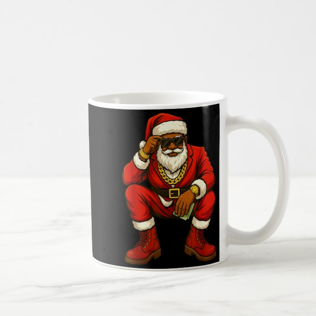 African American Christmas Funny African American  Coffee Mug (Right)