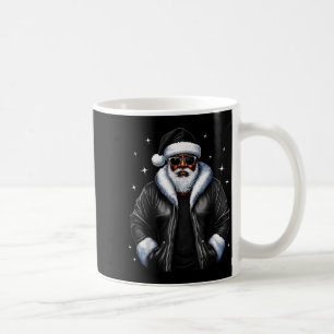 African American Christmas Xmas Afro Santa Claus Coffee Mug