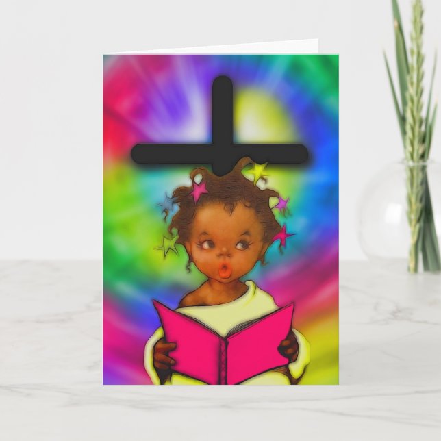 African American Easter Card (Front)