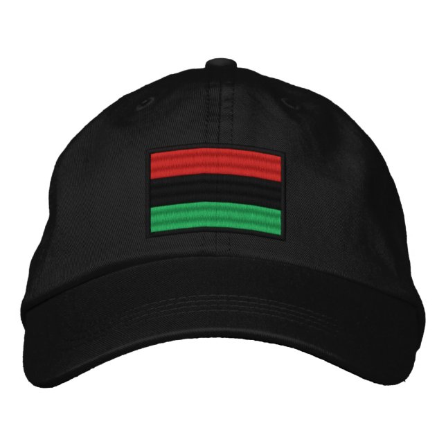 African American Embroidered Hat (Front)