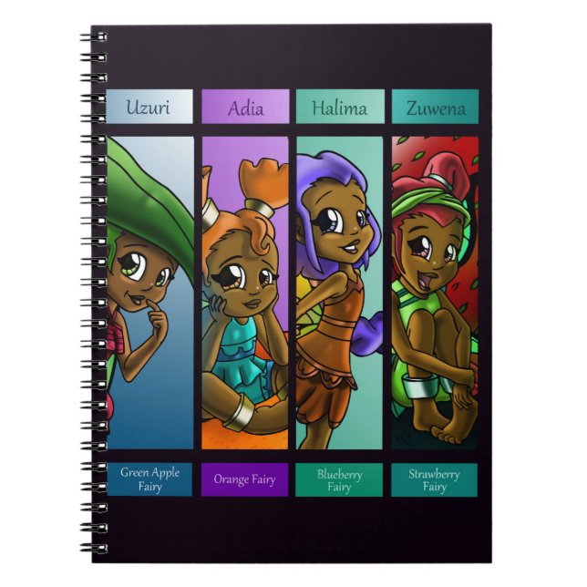 African American Fairies Notebook (Front)