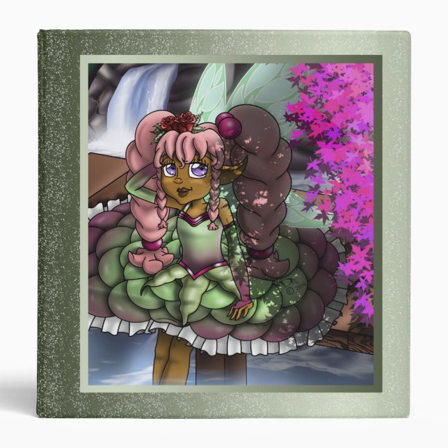 African American Fairy Girl Binder (Front)