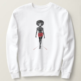 African American Fashion Runway Model Sweatshirt